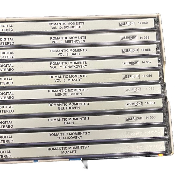 10 CD Set Vintage Classical Music for lovers, Romantic Moments - Picture 2 of 3